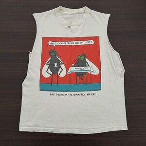 Vintage Coastal Concepts 1991 Fly's Bugs Shirt - Boundary Waters Cafe - Medium